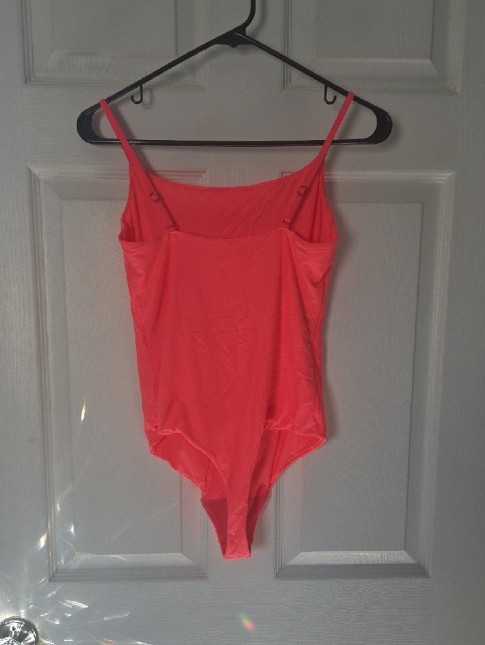 aerie Neon Pink/coral Bodysuit NWOT - Picture 4 of 4